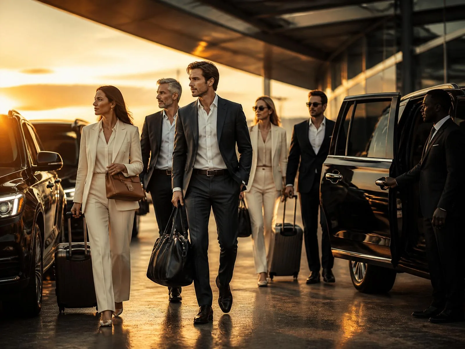 Twelve travelers. One black-car experience.