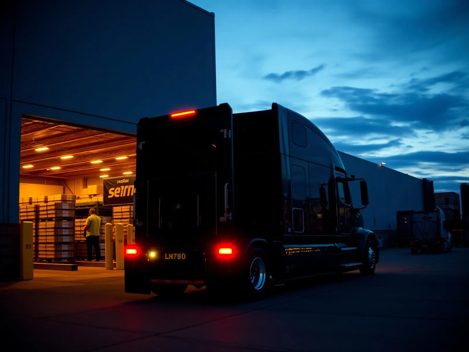 Loaded, sealed, on the road before dawn.